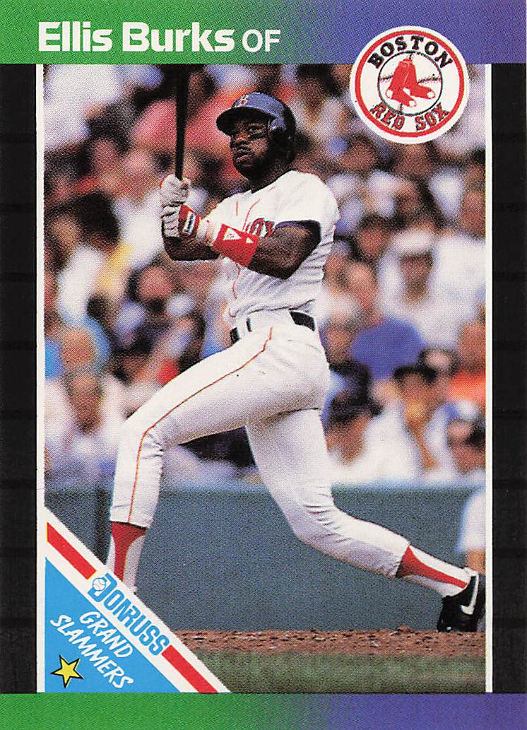 1989 Donruss Baseball Grand Slammers Ellis Burks #12