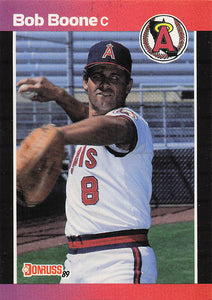 1989 Donruss Baseball Bob Boone #170b