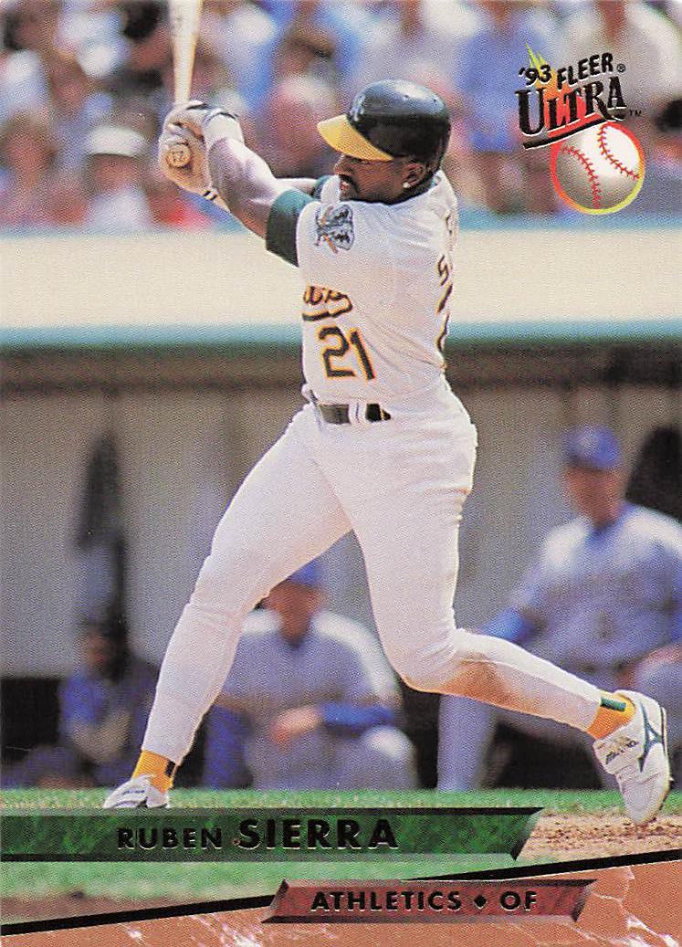 1993 Ultra Baseball Ruben Sierra #613