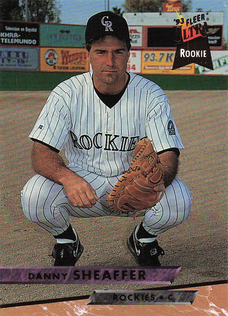 1993 Ultra Baseball Danny Sheaffer #358 Rookie