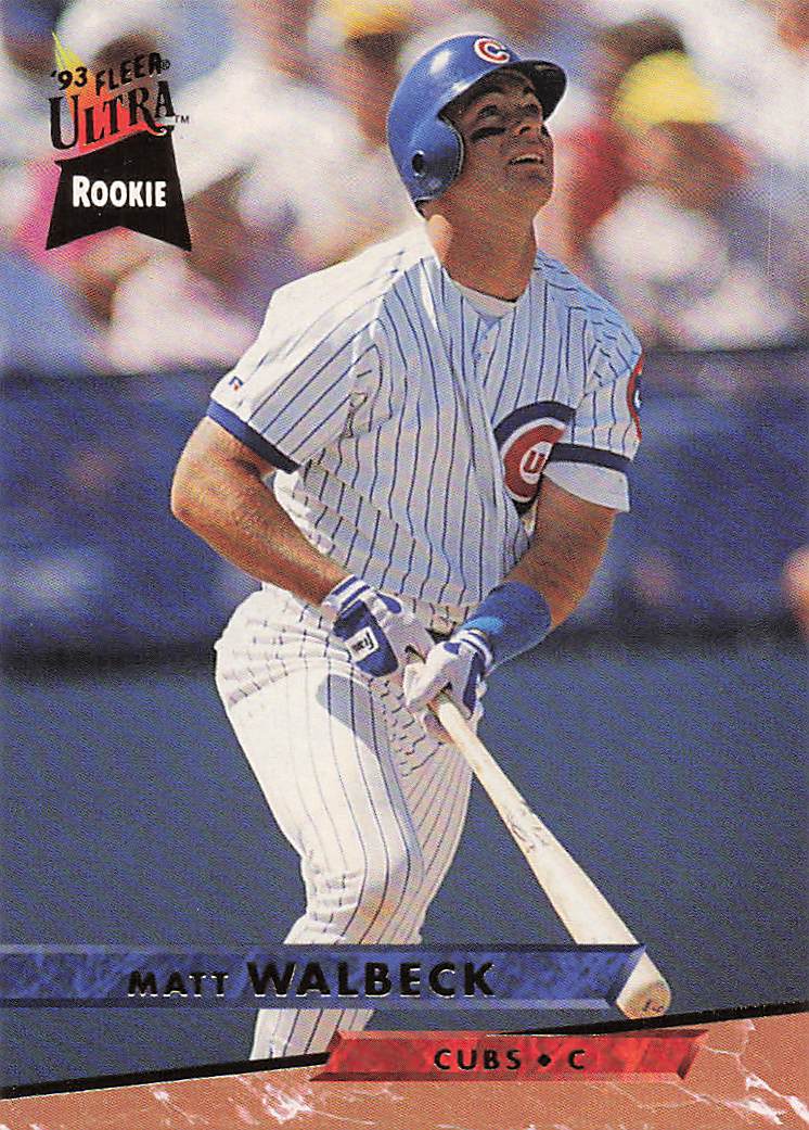 1993 Ultra Baseball Matt Walbeck #323 Rookie