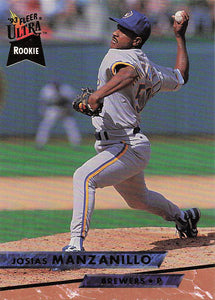 1993 Ultra Baseball Josias Manzanillo #574