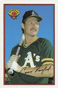 1989 Bowman Baseball Carney Lansford #198