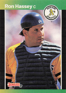 1989 Donruss Baseball Ron Hassey #361