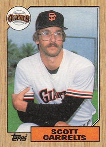 1987 Topps Baseball Scott Garrelts #475