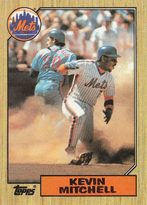1987 Topps Baseball Kevin Mitchell #653 Rookie