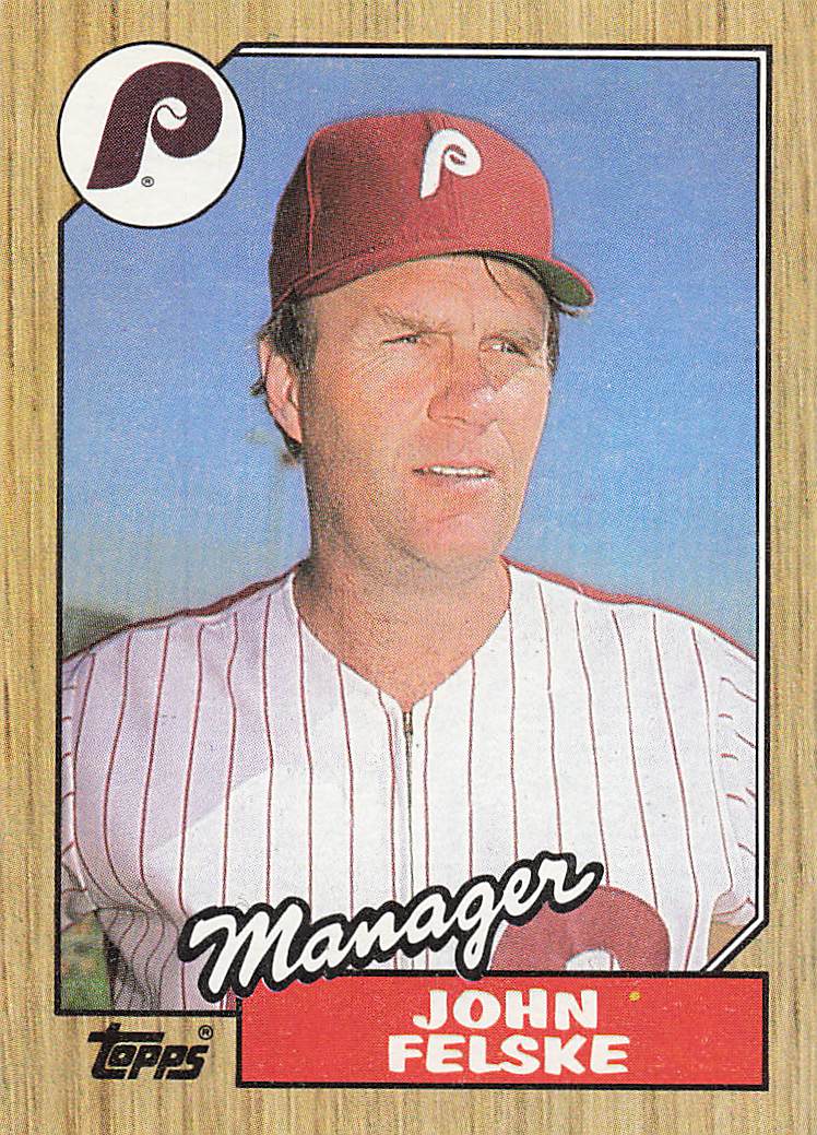 1987 Topps Baseball John Felske #443