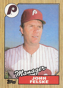 1987 Topps Baseball John Felske #443