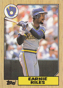 1987 Topps Baseball Earnie Riles #523