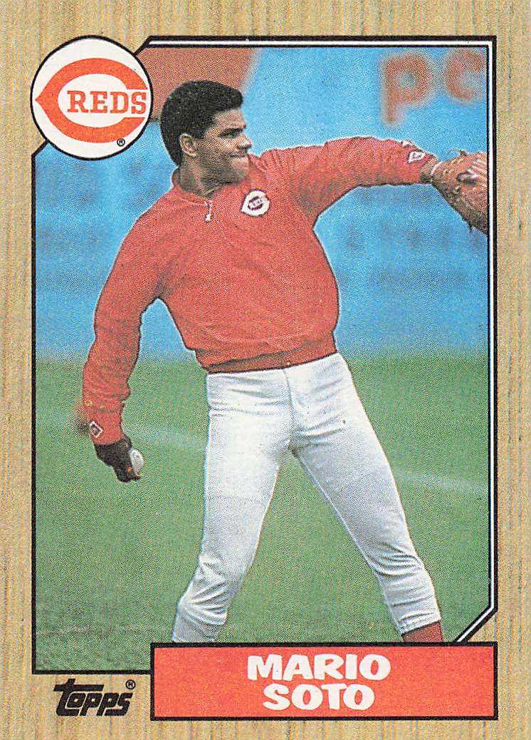 1987 Topps Baseball Mario Soto #517
