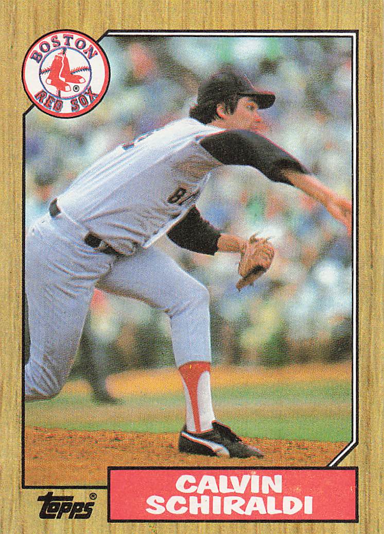 1987 Topps Baseball Calvin Schiraldi #94