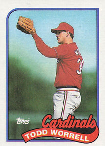 1989 Topps Baseball Todd Worrell #535