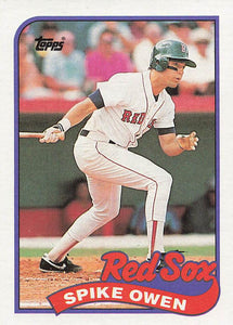 1989 Topps Baseball Spike Owen #123