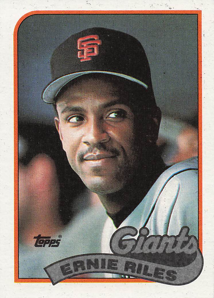 1989 Topps Baseball Ernie Riles #676