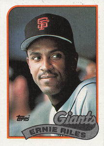 1989 Topps Baseball Ernie Riles #676