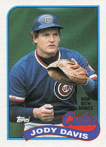 1989 Topps Baseball Jody Davis #115