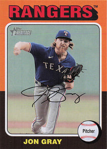 2024 Topps Heritage Baseball Jon Gray #335