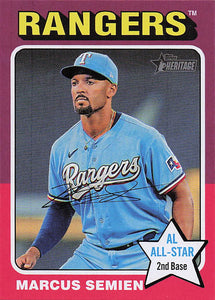 2024 Topps Heritage Baseball Marcus Semien #127