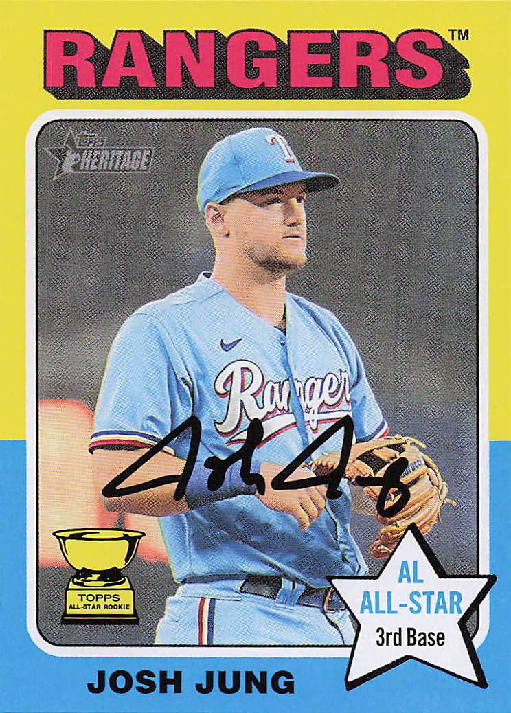 2024 Topps Heritage Baseball Josh Jung #298