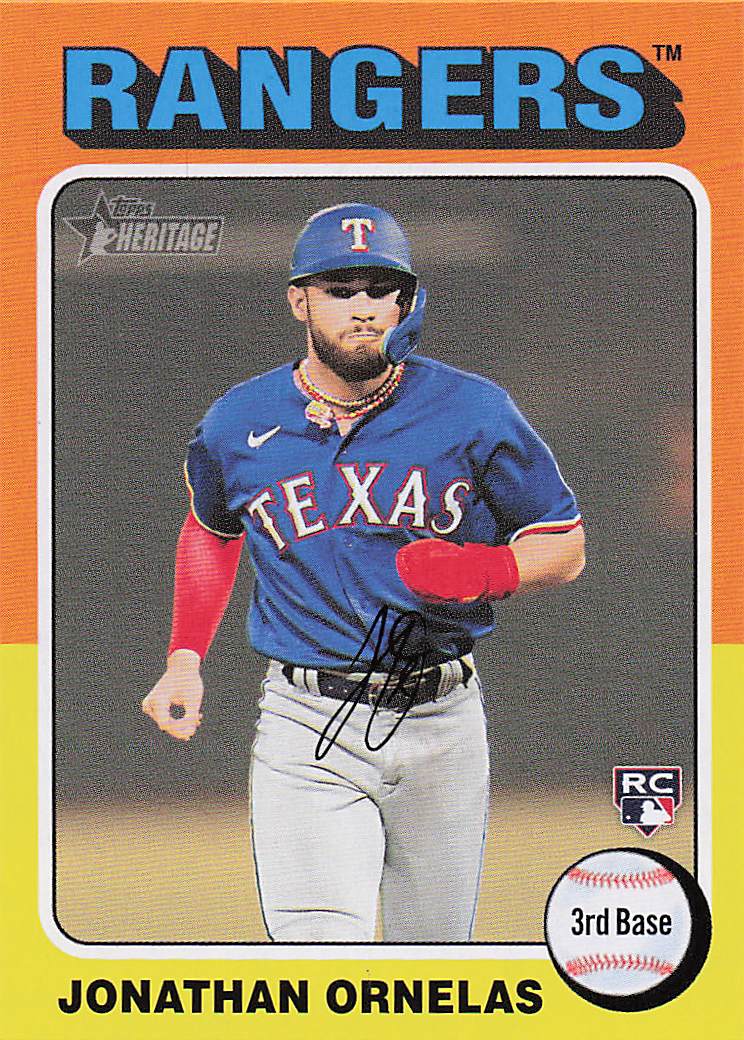 2024 Topps Heritage Baseball Jonathan Ornelas #421 Rookie