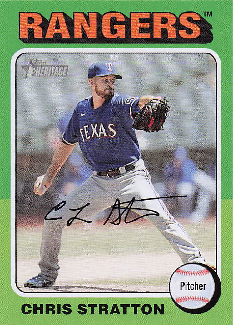 2024 Topps Heritage Baseball Chris Stratton #430