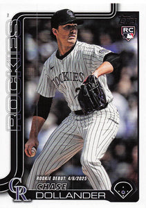 2025 Topps Update Baseball Chase Dollander #US259
