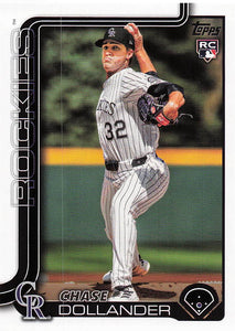 2025 Topps Update Baseball Chase Dollander #US151 Rookie