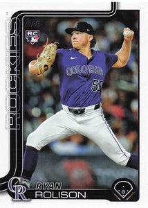 2025 Topps Chrome Update Baseball Ryan Rolison #USC123 Rookie