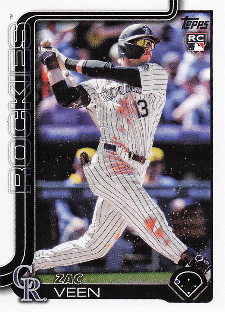 2025 Topps Holiday Baseball Zac Veen #H92 Rookie