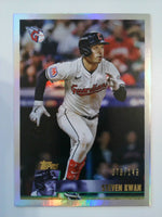 2025 Topps Archives Baseball Rainbow Foilboard 078/149 Steven Kwan #147