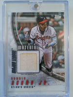 2025 Topps Update Baseball Major League Materials Ronald Acuña Jr. #MMU-RA