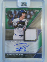 2026 Topps Major League Materials Autographs Green 86/99 Hyeseong Kim #MLMA-HK