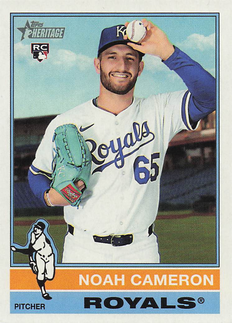2025 Topps Heritage Baseball Noah Cameron #625 Rookie