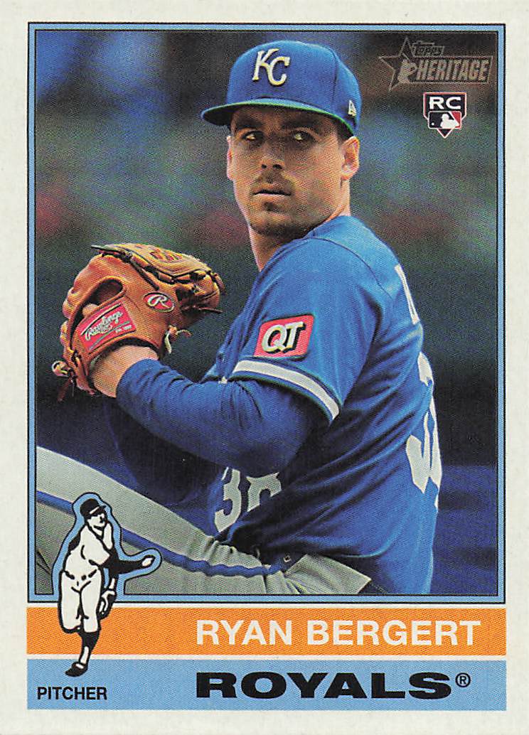 2025 Topps Heritage Baseball Ryan Bergert #537 Rookie