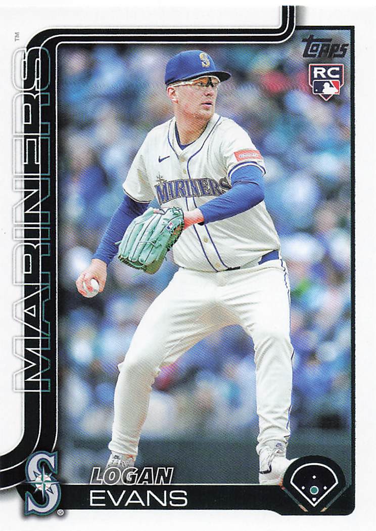 2025 Topps Update Baseball Logan Evans #US302 Rookie