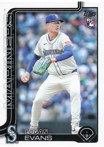 2025 Topps Update Baseball Logan Evans #US302 Rookie