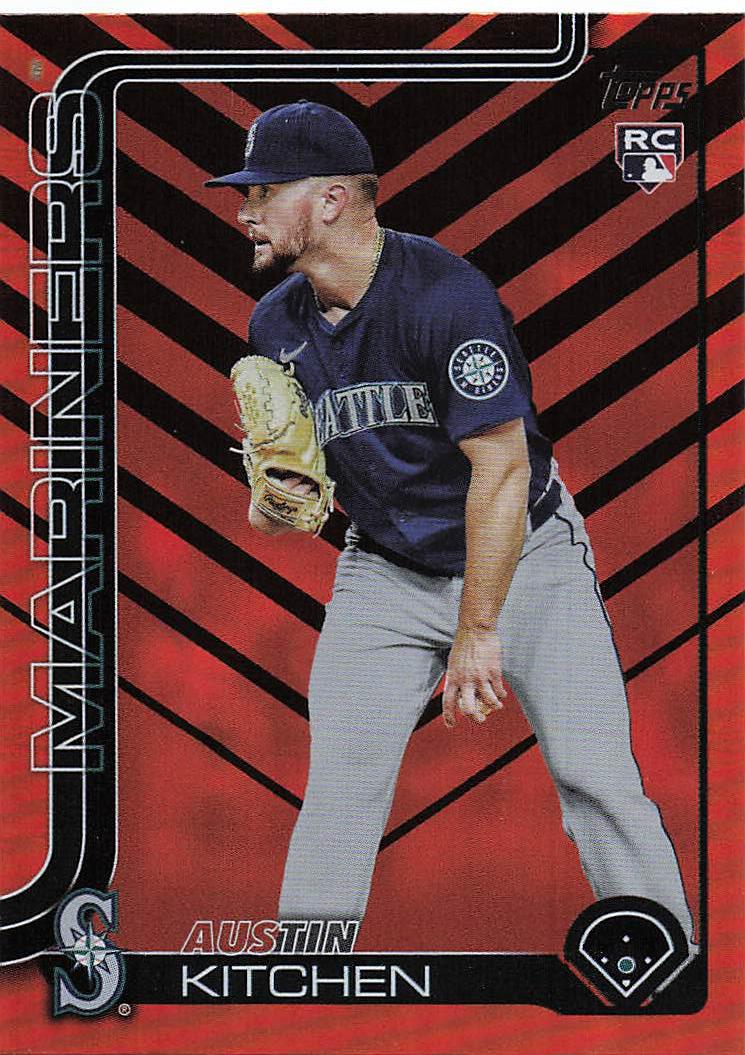 2025 Topps Update Baseball Holiday Austin Kitchen #US320 Rookie