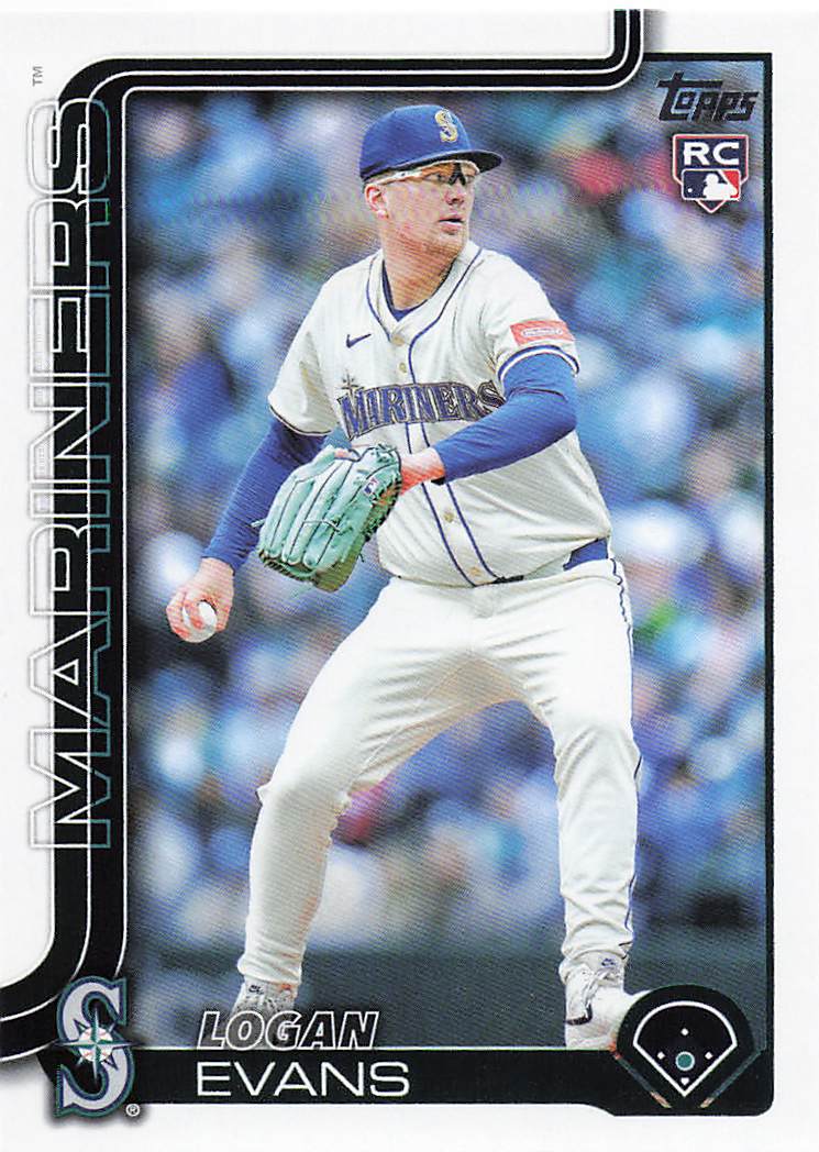 2025 Topps Update Baseball Logan Evans #US302 Rookie