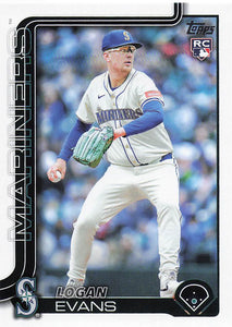 2025 Topps Update Baseball Logan Evans #US302 Rookie