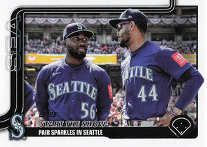 2025 Topps Update Start The Show (Julio Rodríguez / Randy Arozarena) #US244