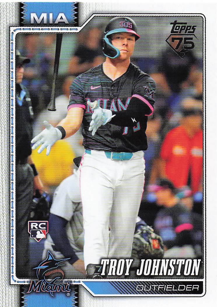 2026 Topps Baseball Troy Johnston #317 Rookie