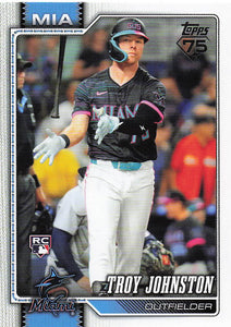 2026 Topps Baseball Troy Johnston #317 Rookie