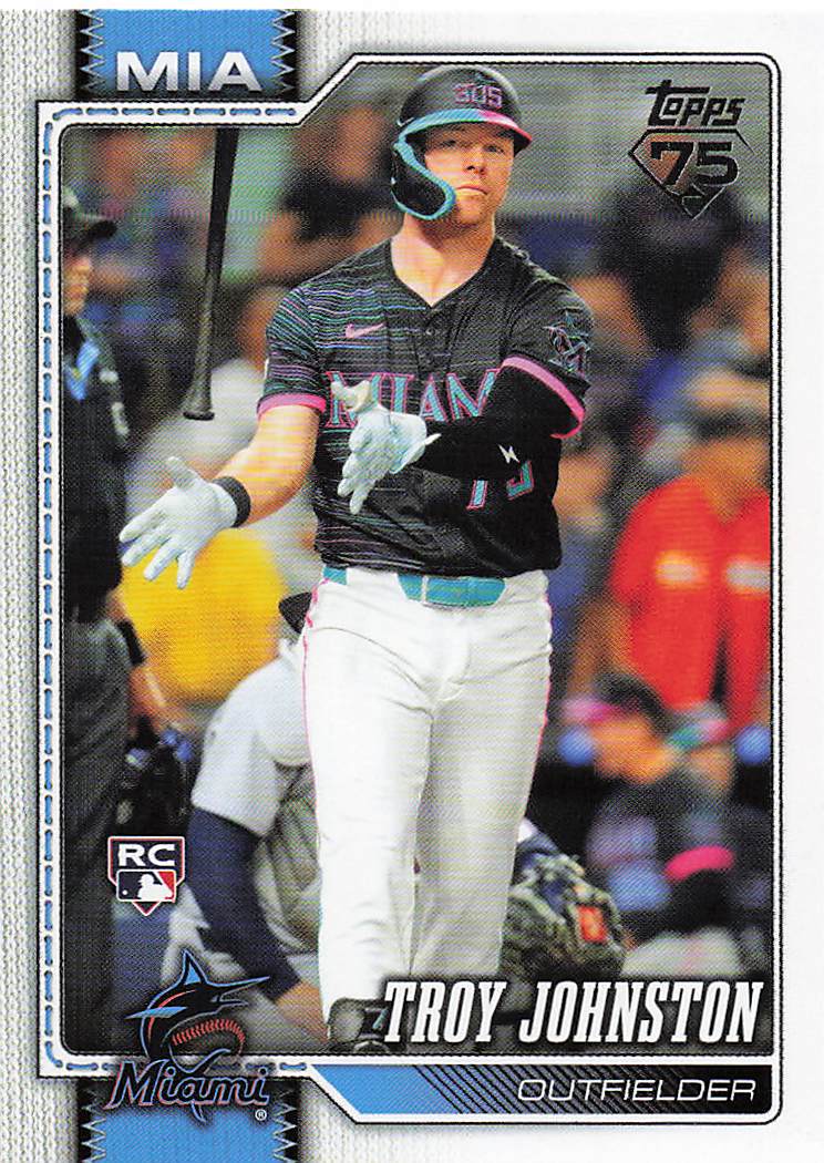 2026 Topps Baseball Troy Johnston #317 Rookie