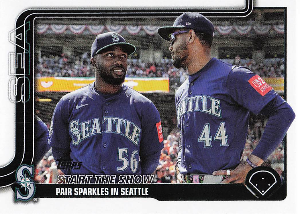 2025 Topps Update Start The Show (Julio Rodríguez / Randy Arozarena) #US244
