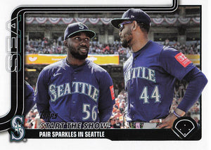 2025 Topps Update Start The Show (Julio Rodríguez / Randy Arozarena) #US244