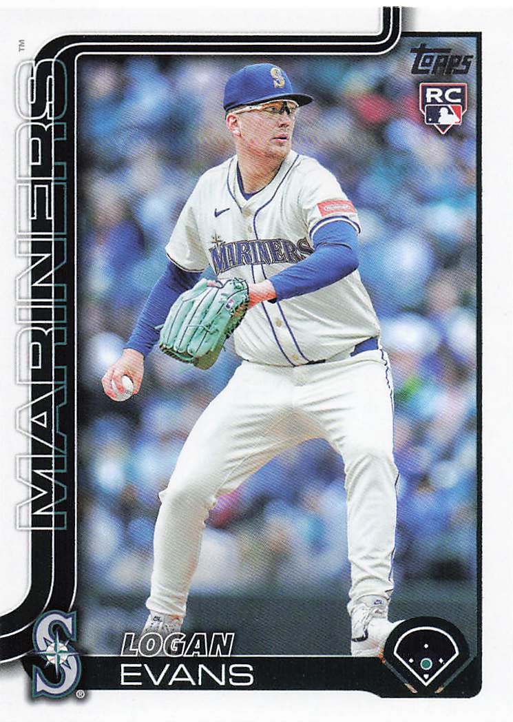 2025 Topps Update Baseball Logan Evans #US302 Rookie