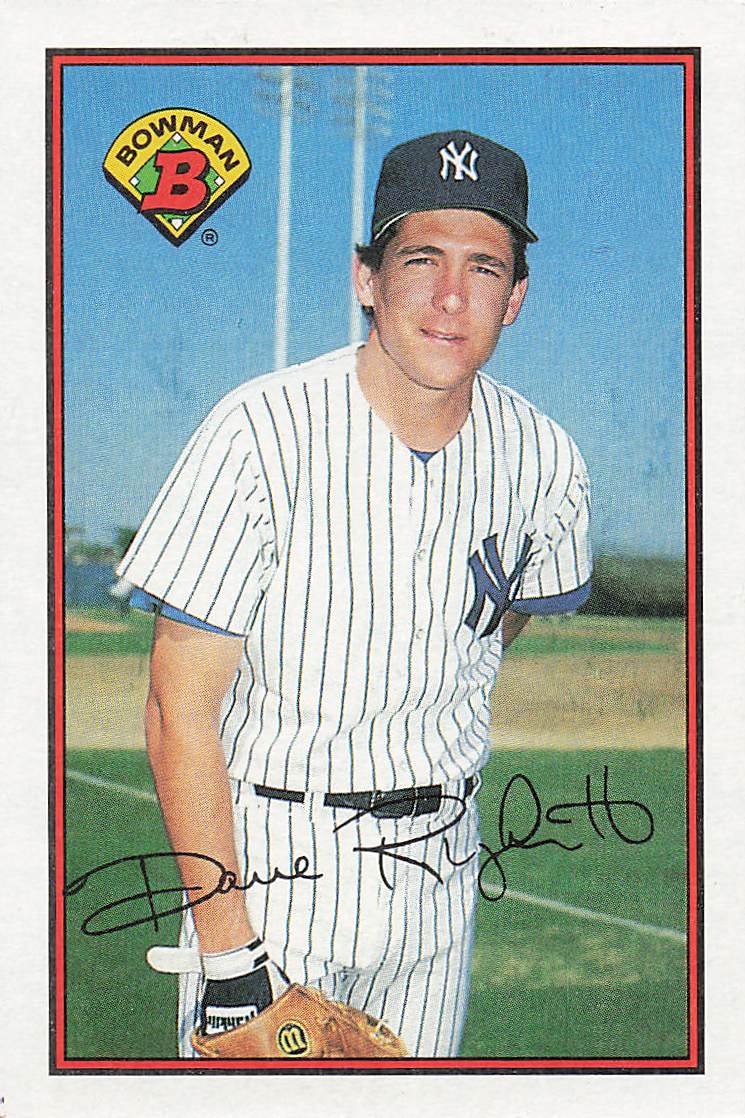 1989 Bowman Baseball Dave Righetti #167