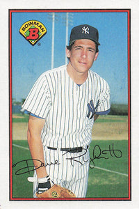 1989 Bowman Baseball Dave Righetti #167