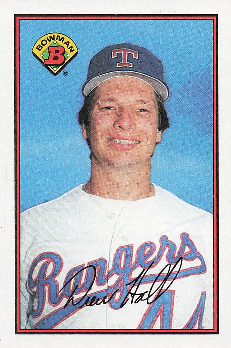 1989 Bowman Baseball Drew Hall #221