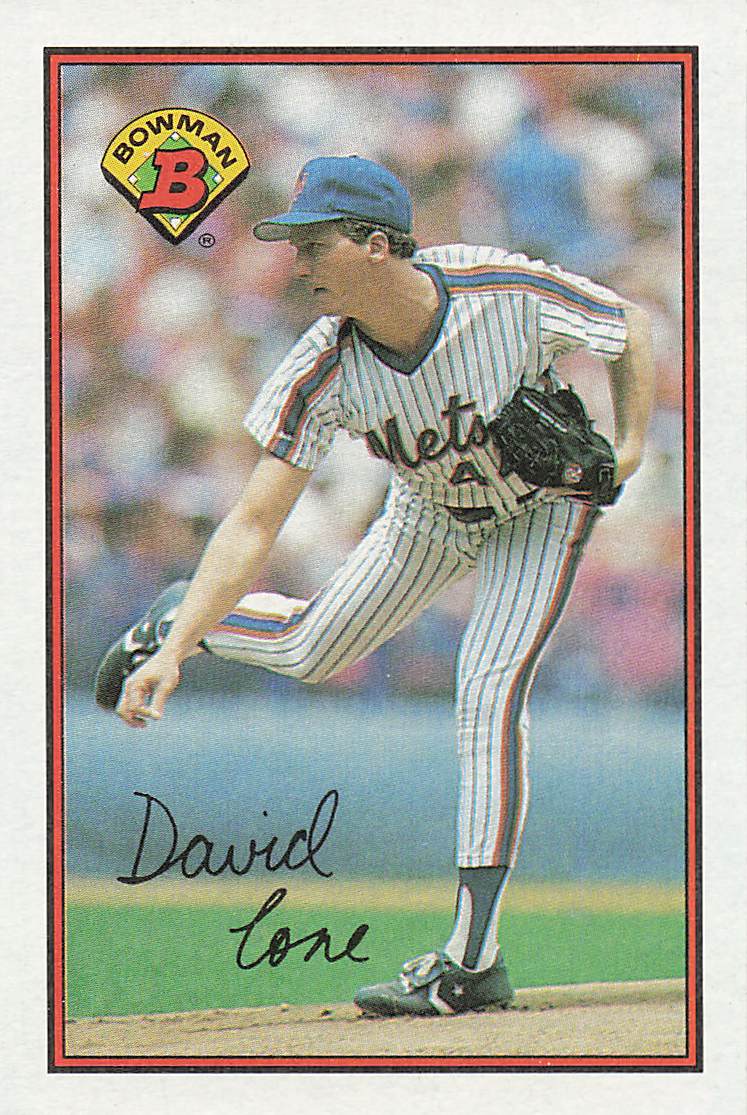 1989 Bowman Baseball David Cone #375